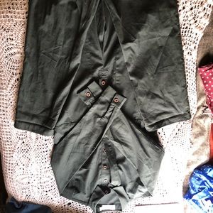 Louche Green Long Sleeve Jumpsuit